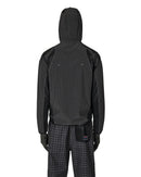 ROA Numb Pinstriped Hooded Wind Jacket (Black)