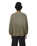 ROA Bee Sun Faded Organic Waffle Serafino Long Sleeve (Grey Green)
