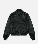 Patta Leather Bomber Jacket (Black)