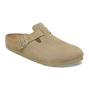 Birkenstock Boston faded khaki, Suede Leather - Calz. S