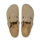 Birkenstock Boston faded khaki, Suede Leather - Calz. S