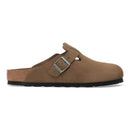 Birkenstock Boston SFB dark tea, Suede Leather - Calz. S
