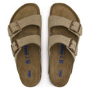 Birkenstock Arizona SFB taupe, Suede Leather - Calz. S