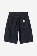 Carhartt WIP W' Brandon Short 100% Cotton 'Smith' Denim, 13.5 oz (Blue rinsed)