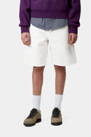 Carhartt WIP W' Brandon Short 100% Cotton 'Smith' Denim, 13.5 oz (White rinsed)