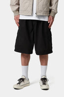 Carhartt WIP Cole Cargo Short 100% Cotton 'Palatine' Poplin, 5.5 oz (Black garment dyed)
