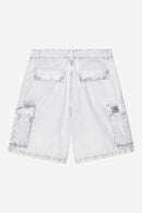 Carhartt WIP Cole Cargo Short Cotton Leesburg Ripstop, 8 oz (Mirror chalk wash)