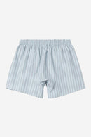 Carhartt WIP Cotton Boxer Cotton Poplin, 3.8 oz (Grimsby Stripe, Blue Fog)