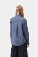 Carhartt WIP W' L/S Groff Shirt Cotton Poplin, 3.9 oz (Groff Check, Blue)