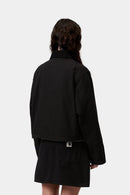 Carhartt WIP W' Prescott Jacket 100% Cotton 'Hubbard' Canvas, 9 oz (Black / Black garment dyed)