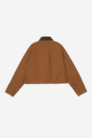 Carhartt WIP W' Prescott Jacket 100% Cotton 'Hubbard' Canvas, 9 oz (Hamilton Brown / Tobacco garment dyed)