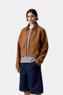 Carhartt WIP W' Prescott Jacket 100% Cotton 'Hubbard' Canvas, 9 oz (Hamilton Brown / Tobacco garment dyed)