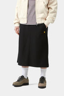 Carhartt WIP W' American Script Sweat Skirt Cotton/Polyester Sweat, 340 g/m² (Black)