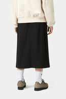 Carhartt WIP W' American Script Sweat Skirt Cotton/Polyester Sweat, 340 g/m² (Black)