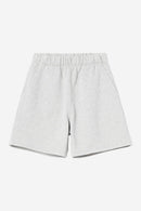 Carhartt WIP W' Brenta Sweat Short Cotton Sweat, 400 g/m² (Ash Heather / White heavy stone wash)