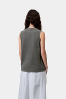 Carhartt WIP W' Nelson A-Shirt Organic Cotton Single Jersey, 220 g/m² (Black garment dyed)