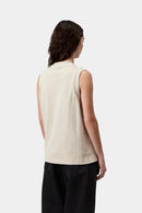 Carhartt WIP W' Nelson A-Shirt Organic Cotton Single Jersey, 220 g/m² (Stone garment dyed)
