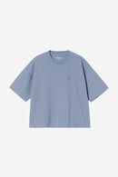 Carhartt WIP W' S/S Chester T-Shirt Organic Cotton Single Jersey, 150 g/m² (Gentle Blue)