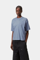 Carhartt WIP W' S/S Chester T-Shirt Organic Cotton Single Jersey, 150 g/m² (Gentle Blue)