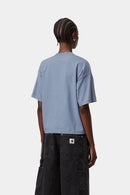 Carhartt WIP W' S/S Chester T-Shirt Organic Cotton Single Jersey, 150 g/m² (Gentle Blue)