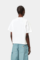 Carhartt WIP W' S/S Cloud Heart T-Shirt Organic Cotton Single Jersey, 165 g/m² (White)