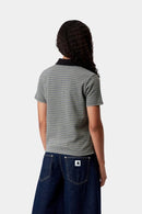 Carhartt WIP W' S/S Dion Polo Cotton Waffle, 230 g/m² (Dion Stripe, Icaria)