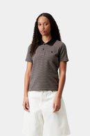 Carhartt WIP W' S/S Dion Polo Cotton Waffle, 230 g/m² (Dion Stripe, Lily)
