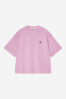 Carhartt WIP W' S/S Nelson T-Shirt Organic Cotton Single Jersey, 165 g/m² (Gentle Purple garment dyed)