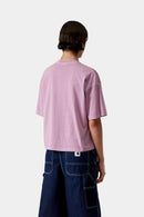 Carhartt WIP W' S/S Nelson T-Shirt Organic Cotton Single Jersey, 165 g/m² (Gentle Purple garment dyed)