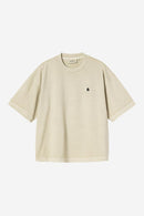 Carhartt WIP W' S/S Nelson T-Shirt Organic Cotton Single Jersey, 165 g/m² (Stone garment dyed)