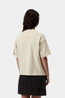 Carhartt WIP W' S/S Nelson T-Shirt Organic Cotton Single Jersey, 165 g/m² (Stone garment dyed)