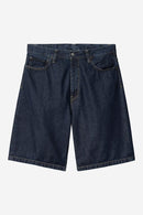 Carhartt WIP Landon Short 100% Cotton 'Robertson' Denim, 12 oz (Blue rinsed)