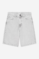 Carhartt WIP Landon Short 100% Cotton 'Smithfield' Color Denim, 13.5 oz (Black chalk wash)