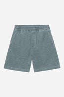 Carhartt WIP Reynold Short 100% Cotton 'Forsyth' Corduroy, 15 Wales, 8 oz (Cozy Blue dusky washed)