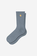 Carhartt WIP Chase Socks  (Cozy Blue / Gold)
