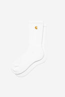 Carhartt WIP Chase Socks (White / Gold)
