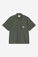 Carhartt WIP S/S Craft Shirt Polyester/Cotton Poplin, 3.8 oz (Leaf)