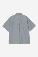Carhartt WIP S/S Groff Shirt Cotton Poplin, 3.9 oz Groff Check, (Blue River)