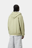 Carhartt WIP Hooded Nelson Jacket Cotton Sweat, 370 g/m² (Gentle Green garment dyed)