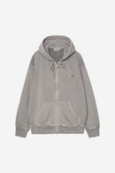Carhartt WIP Hooded Nelson Jacket Cotton Sweat, 370 g/m² (Yosemite garment dyed)