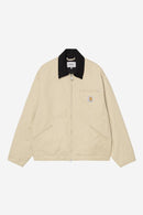 Carhartt WIP OG Detroit Jacket Organic Cotton Moraga Twill, 8.25 oz (Barchan / Black rinsed)
