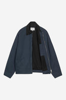 Carhartt WIP OG Detroit Jacket Organic Cotton Moraga Twill, 8.25 oz (Deep Night / Black rinsed)