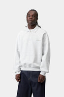 Carhartt WIP WIP Label Polo Sweat Cotton Sweat, 370 g/m² (Ash Heather)