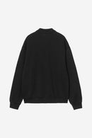 Carhartt WIP WIP Label Polo Sweat Cotton Sweat, 370 g/m² (Black)