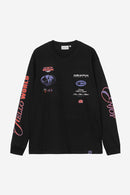 Carhartt WIP Audio Archives WIP L/S T-Shirt Organic Cotton Single Jersey, 175 g/m² (Black)