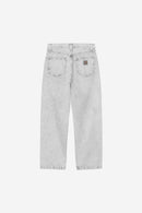 Carhartt WIP Landon Pant 100% Cotton 'Smithfield' Color Denim, 13.5 oz (Black chalk wash)