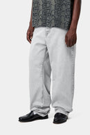 Carhartt WIP Landon Pant 100% Cotton 'Smithfield' Color Denim, 13.5 oz (Black chalk wash)