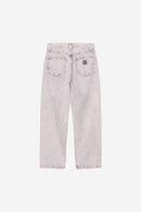 Carhartt WIP Landon Pant 100% Cotton 'Smithfield' Color Denim, 13.5 oz (Shale chalk wash)