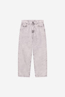 Carhartt WIP Landon Pant 100% Cotton 'Smithfield' Color Denim, 13.5 oz (Shale chalk wash)