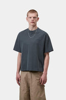 Carhartt WIP S/S Benton T-Shirt Cotton Single Jersey, 230 g/m² (Carbon garment dyed)